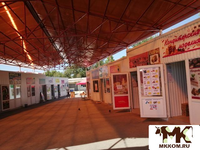 Места на рынке под молочную продукцию,     мясо