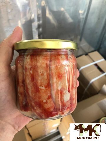 Морепродукты-Мясо краба с,   б 400г